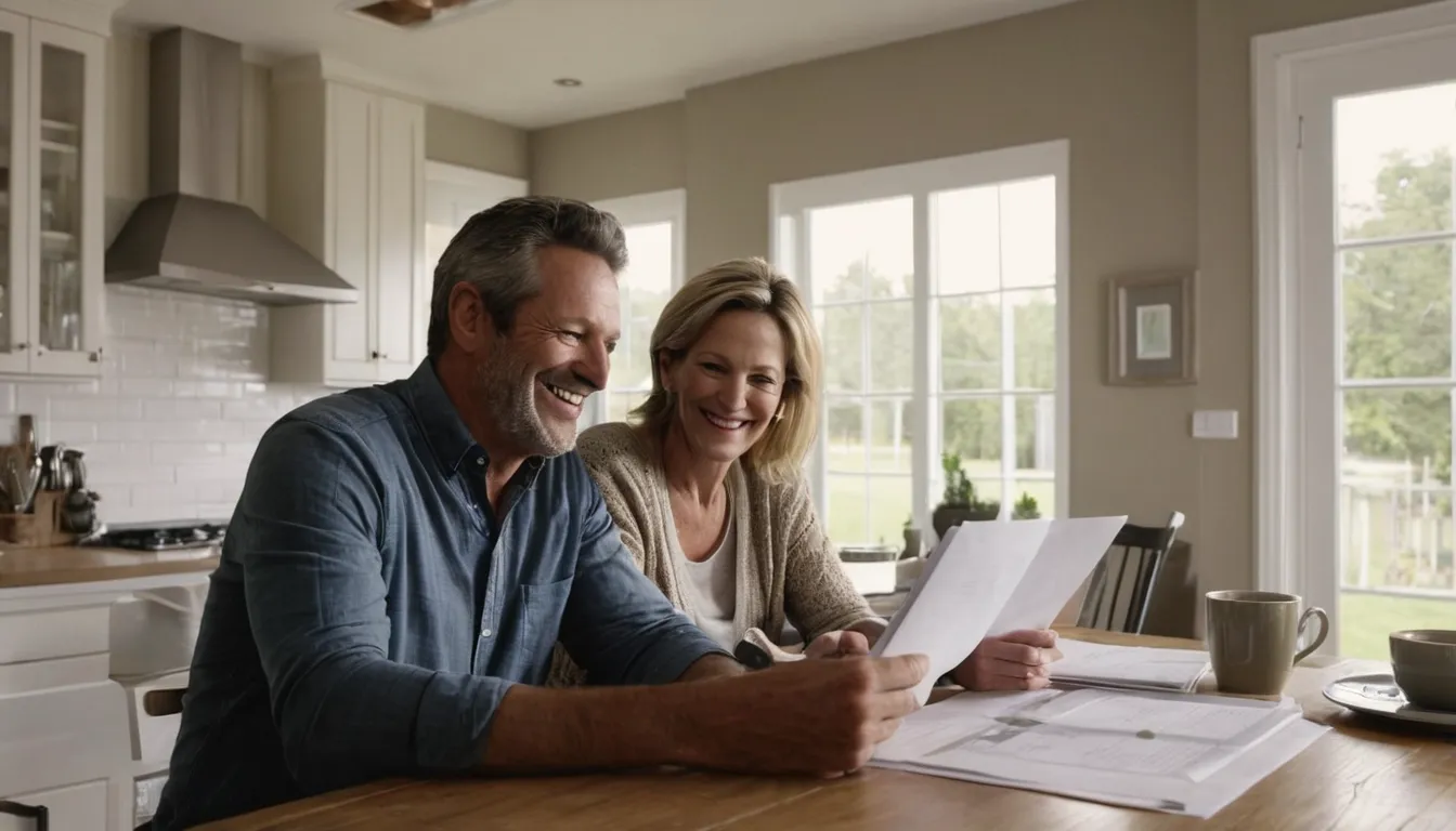 A homeowner reviewing written quotes at a kitchen table in the St. Paul area